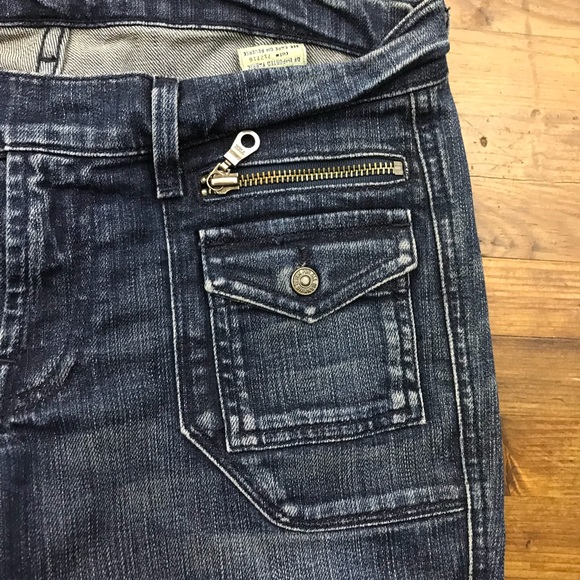 7 For All Mankind Zipper Straight Leg Jean Denim Q - Picture 2 of 8
